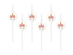 Paie aniversare unicorn - 6 buc.