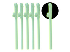 Paie de penis fluorescente - 6 buc.