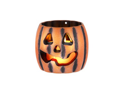 Lumânare LED Halloween dovleac - 5 cm - 1 buc.