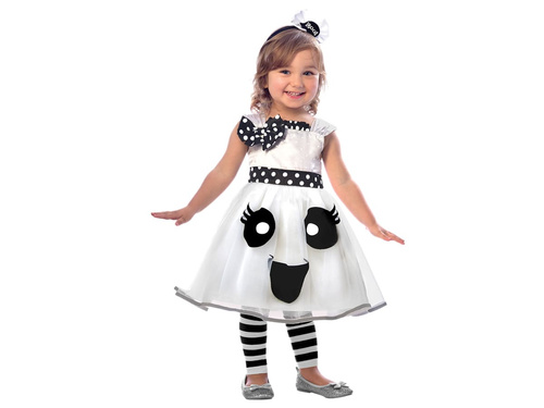 Drăguț costum de fantomă mic pentru fete