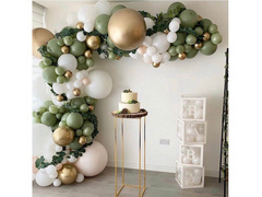 Set de baloane pentru ghirlanda de baloane verde - 152 buc.