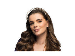 Bentiță metalică "Birthday Girl"