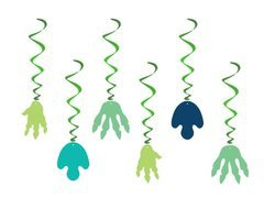 Decorațiuni suspendate pentru ziua de naștere a dinozaurilor fericiți - 6 buc.