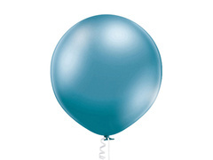 Balon latex albastru lucios - uriaș 60 cm - 1 buc.