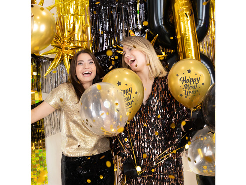 Baloane latex Happy New Year - 30 cm - 8 buc.