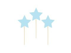 Picks Blue Star - 10 cm - 6 buc.