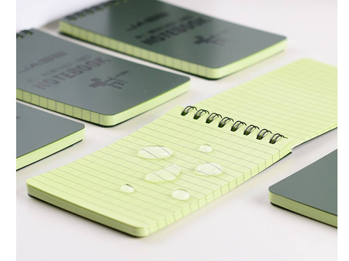 Notebook operațional rezistent la apă