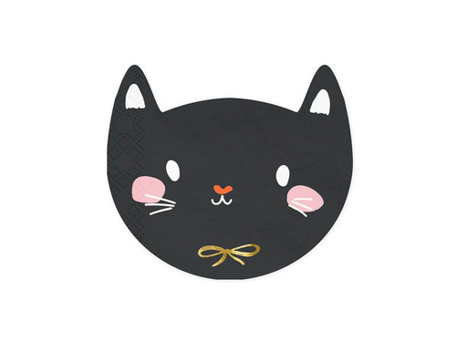Șervețele Black Cat - 15 x 13 cm - 20 buc.