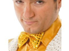 Papion cu paiete aurii - 1 buc.