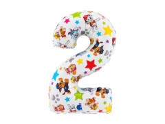 Balon de folie cu numărul Patrulei Psi - 2 - 26" - 1 buc.