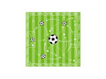 Șervețele aniversare fotbal - 33 cm - 10 buc.
