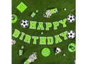 Happy Birthday Banner fotbal - 250 cm - 1 buc.