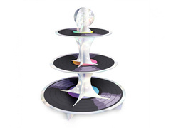 Retro Disco suport pentru cupcake - 1 buc.