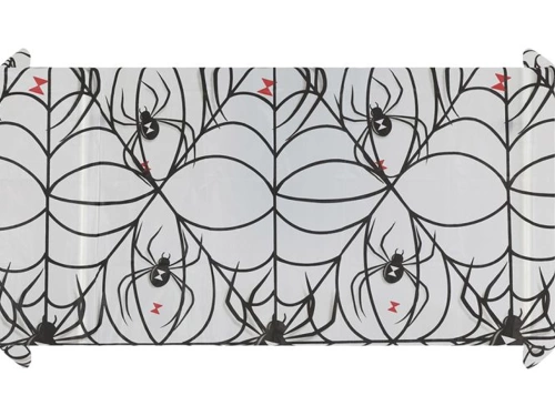 Față de masă albă Pânză de păianjen - 135x270 cm - 1 buc.