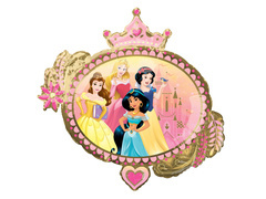 Balon cu folie Princess - 86 x 81 cm - 1 buc.