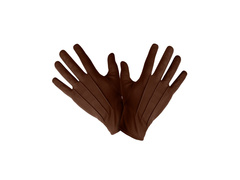 Mănuși scurte maro