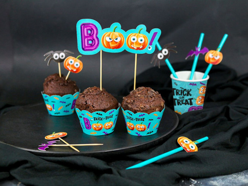 Topper pentru tort Boo - 1 buc.