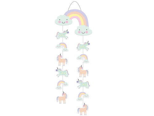 Decorațiune suspendată Unicorn - 85 cm - 1 buc.