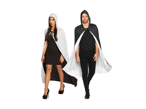 Twilight cape negru și alb reversibil