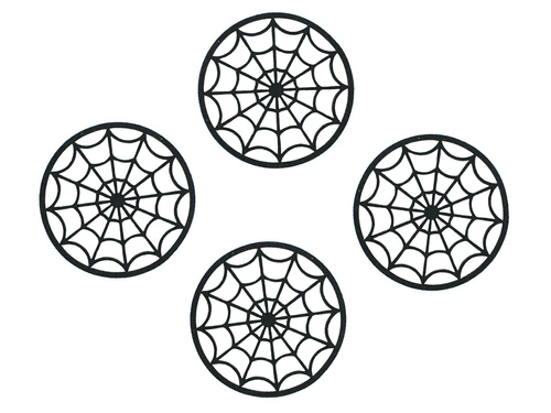 Suport de cană - Cobweb - 10 cm - 4 buc.