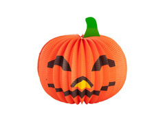 Halloween dovleac rozetă decor - 25 cm - 1 buc.