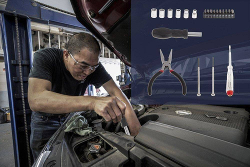 Trusă de scule pentru canistre - 22 de piese.