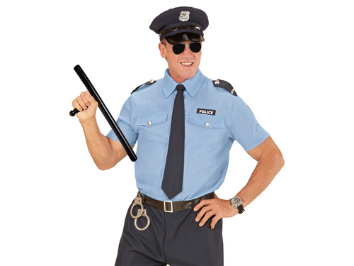 Baston de poliție negru - 51 cm - 1 buc.