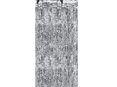 Perdea metalică argintie - 2,4 m x 91 cm