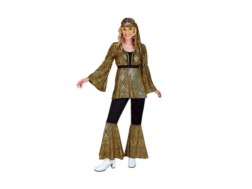 Costum disco din anii '70 - valuri aurii