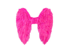 Aripi de pene pliabile roz 50×50 cm
