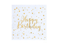 Șervețele Happy Birthday - 25 cm - 20 buc.