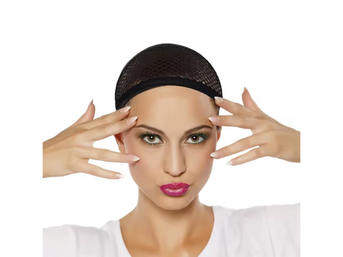 Șapcă perucă neagră - 1 buc.