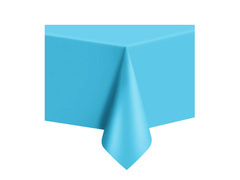 Față de masă cu folie albastră - 137 x 274 cm - 1 buc.
