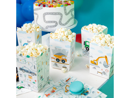 Cutii popcorn Auta - 6 buc.