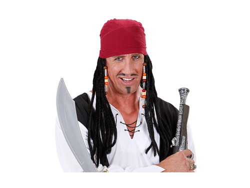 Bandană pirat din Caraibe cu dreadlocks