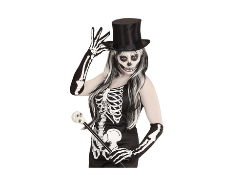 Mănuși de schelet 50 cm - imprimate pe față și pe spate