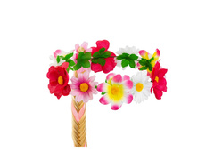 Bentiță de flori cu împletitură