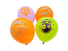 Baloane din latex cu LED-uri strălucitoare - 25 cm - 4 buc.