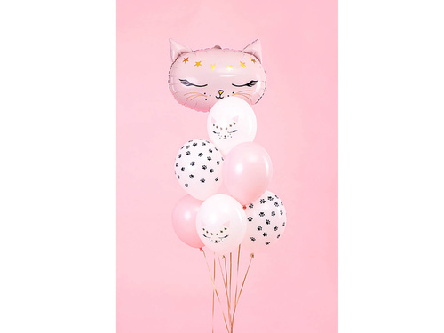 Set de baloane din latex Kitten - 30 cm - 6 buc.