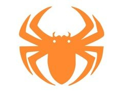 Păianjen de hârtie Halloween 13-15 cm - 1 buc.