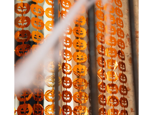 Halloween perdea - perdea ușă dovleci - 100 x 200 cm