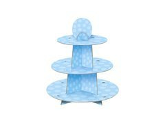 Suport platou cofetărie albastru - 1 buc.