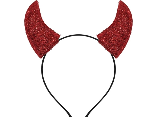 Coarne de diavol cu sclipici - 1 buc.