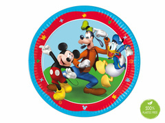 Farfurii aniversare Mickey Mouse - 23 cm - 8 buc.