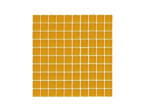 Panou decorativ holografic auriu - 30 x 30 cm