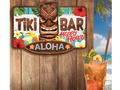 Tiki Bar Aloha semn - 25 x 35 cm - 1 buc.
