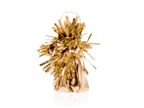 Greutăți din folie pentru baloane umplute cu heliu - aur roz - 145 g