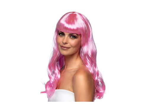 Peruca elegantă roz deschis