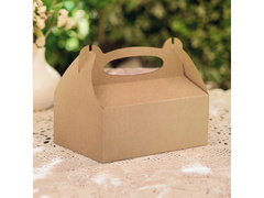 Cutii decorative kraft pentru tort - 10 buc.