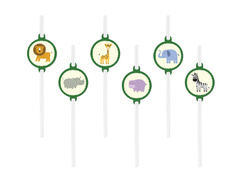 Paie pentru ziua de naștere Safari - 6 buc.